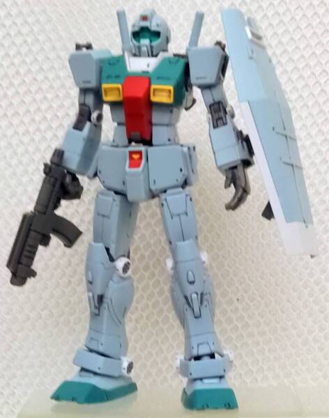 S:1/144 プレミアムバンダイ 限定 HG 機動戦士ガンダム ククルス・ドアンの島 RGM‐79 GM SLEGGAR スレッガー搭乗機 完成品