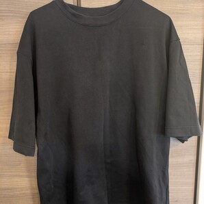 UNIQLO ユニクロエアリズムコットンオーバーサイズTシャツ BLACK②
