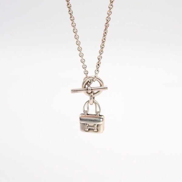 HERMES アミュレット コンスタンス ネックレス シルバー シルバー925 エルメス
