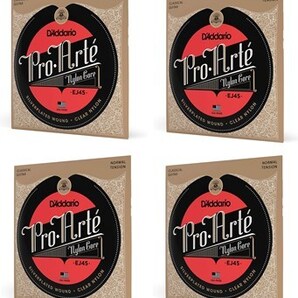 【4個】ダダリオ EJ45 プロアルテ クラシックギター弦 D'Addario