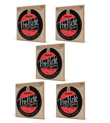 【5個】ダダリオ EJ45 プロアルテ クラシックギター弦 D'Addario