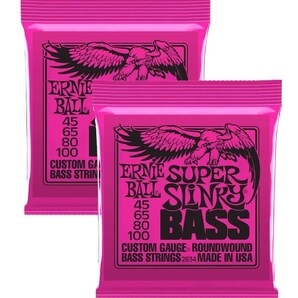 【2個】SUPER SLiNKY ベース弦 2834 45-100