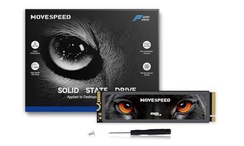 MOVE SPEED M.2 SSD 4TB PS5動作確認済み PCIe Gen4x4 NVMe 2280 ヒートシンク搭載
