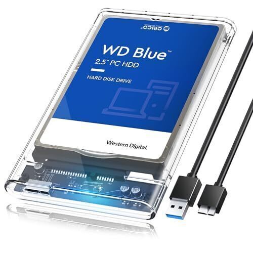 ORICO 2.5インチ HDD / SSD ケース USB3.0 ハードディスクケース UASP対応 5Gbps転送 6TB