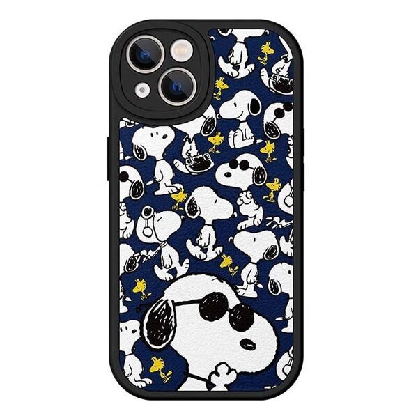 NASOROKO iPhone15 用ケース スヌーピー おしゃれ 韓国 可愛い 薄型 軽量 tpuカートゥーン 大人可愛い 全面保護 耐衝撃 擦り傷防止 ケ