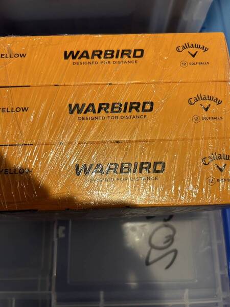 3ダースセット 合計36玉 キャロウェイ(Callaway) WARBIRD ウォーバード YELLOW イエロー 4518300131 3ダース