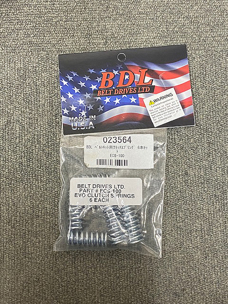 【送料無料】BDL Belt Drives Limited ベルトドライブズリミテッド ベルトキット用クラッチスプリング 6本セット【新品未開封】