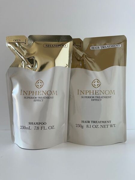 【新品未使用】ミルボン インフェノム シャンプー 230ml & トリートメント 230g レフィル【送料無料】