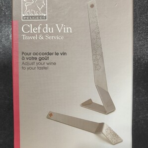【送料無料】 ワインツール ワインの鍵 クレ・デュ・ヴァン Clef du Vin PEUGEOT 1秒浸して1年熟成できる?