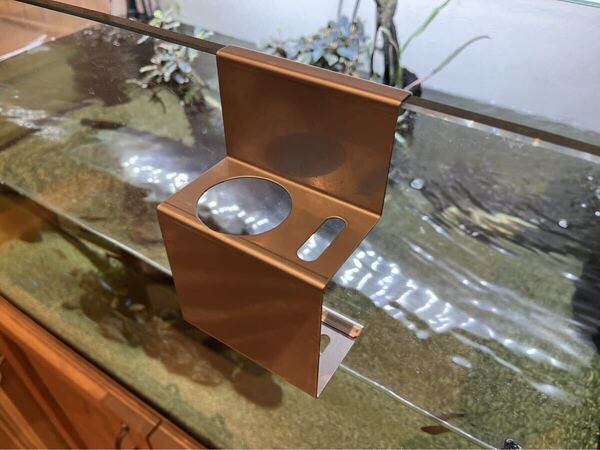 水槽外掛けCO2ボンベスタンド シングル ステンレス製 アクアリウム 水草生育 熱帯魚