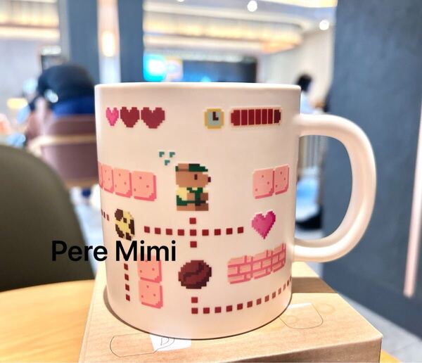 台湾 スターバックス ゲーム ベアリスタ マグカップ 海外 スタバ 新品 箱付き 陶器 ハート STARBUCKS Starbucks ラスト