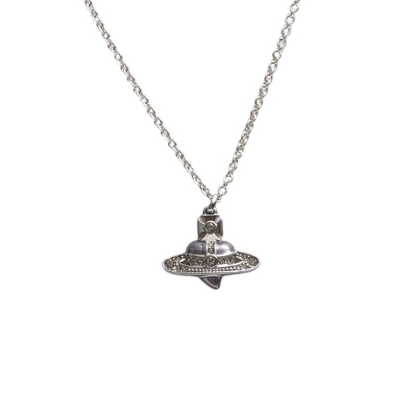 ヴィヴィアンウエストウッド VIVIENNE WESTWOOD MAN. DIAMANTE HEART ネックレス 630203BV-02S326 メンズ ガンメタル