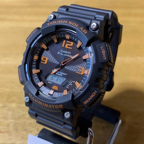 カシオ CASIO 腕時計 メンズ AQ-S810W-8A クォーツ ブラック ダークグレー