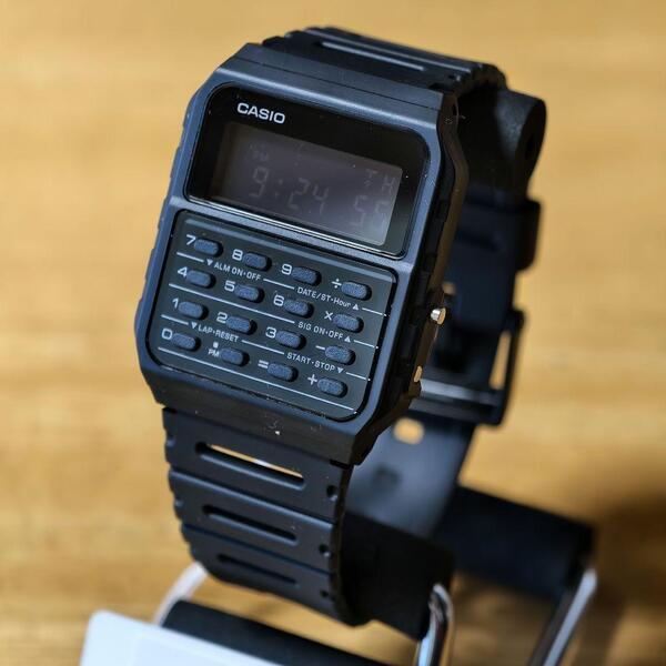 【新品・箱なし】カシオ CASIO データバンク カリキュレーター メンズ 腕時計 CA-53WF-1B ブラック