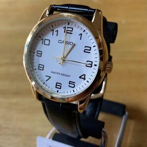 【新品・箱なし】カシオ CASIO ベーシック クオーツ メンズ 腕時計 MTP-V001GL-7B ホワイト