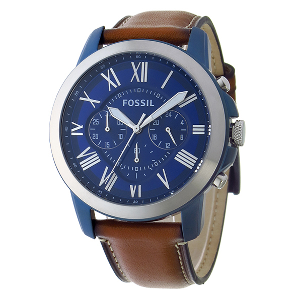 フォッシル FOSSIL クロノ クオーツ メンズ 腕時計 FS5151 ブルー ブルー