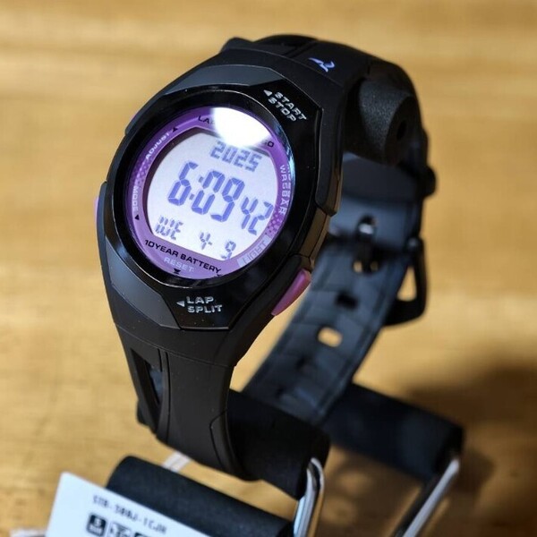 【新品・箱なし】カシオ CASIO 腕時計 メンズ レディース STR-300J-1CJF PHYS クォーツ パープル ブラック国内正規