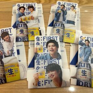 BE:FIRST ビーファースト スタンディングコースター 限定 サントリー生 ノベルティ サントリー JUNON LEO サン生 全5種 コンプリート