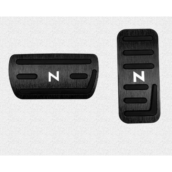 ホンダNシリーズ用 高品質アルミペダルカバー アクセル/ブレーキペダル N-BOX N-WGN N-ONE N-VAN 黒