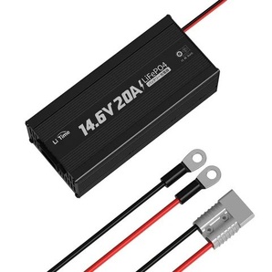 【新品】リチウムイオンバッテリー専用充電器 14.6V 20A バッテリー充電器【LiTime】