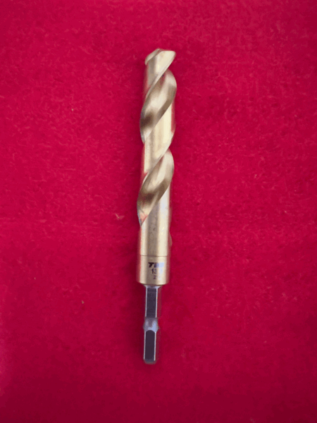 TOP 六角シャンクコバルトドリル(チタンコーティング) 13.0mm ( EOD-13.0G ) トップ工業(株) 中古品