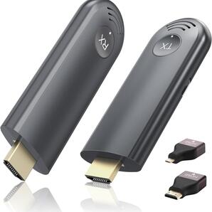 ifconstワイヤレス hdmi 送受信機セット hdmi 無線化 HDMI【日本技適認証済+1080P@60Hz/5Ghz/30M安定転送距離】