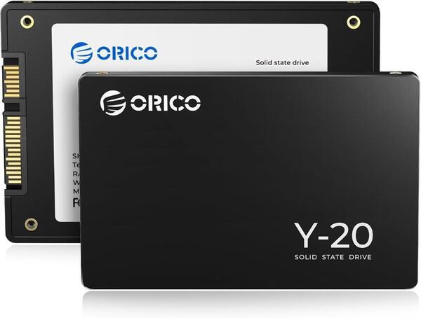 ORICO Y20 2TB 内蔵型SSD 2.5インチ 7mm 3D NAND採用 SATAIII 6Gb/s 最大読込:500MB/s (R:500MB/s