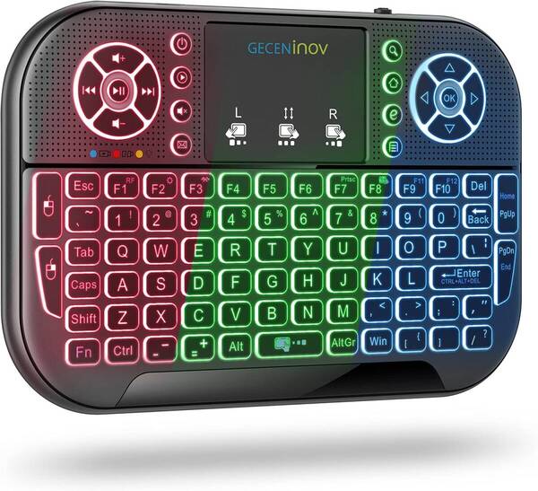 ミニ キーボード ワイヤレス式 2.4GHz &Bluetooth 3.0 キーボード タッチパッド搭載USB充電キーボード&マウスセット