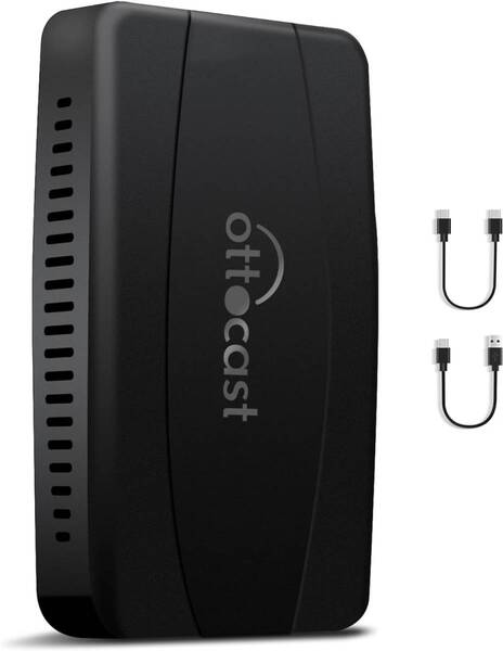 OTTOCAST U2-X オットキャストAndroid Auto&CarPlay 2in1ワイヤレス USBアダプター 車載式CarPlayワイヤレスアダプター