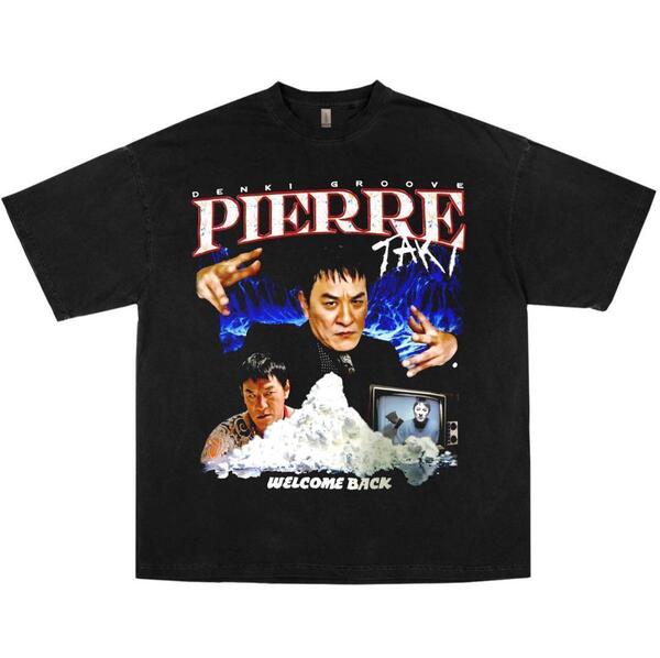 ピエール瀧 電気グルーヴ Tシャツ ブラック raptee,.