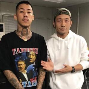 【有名人多数着用】北野武 Tシャツ ブラック vintage,