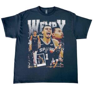 Victor Wembanyama ウェンビー Tシャツ ブラック