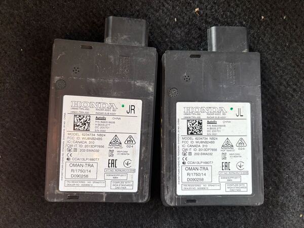 HONDA インサイト(ZE4)ブラインドスポットモニター センサー BSM ソナー 左右2個セット 6234734 NB24 36930-TXN-J02 中古