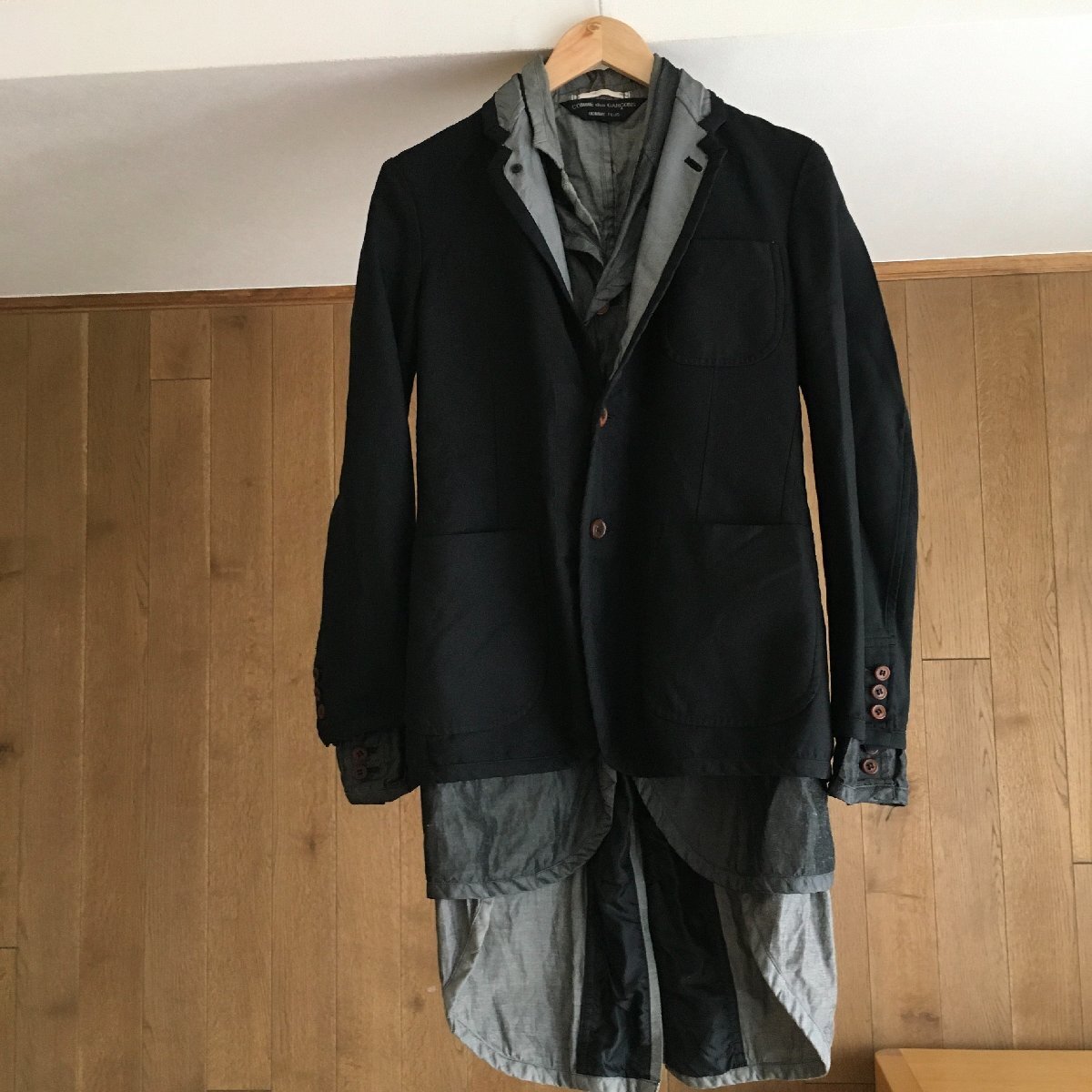COMME des GARCONS HOMME PLUS 17AW ポリ縮絨リボン付ベスト