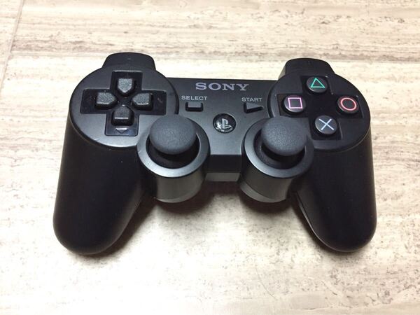 ★ほぼ未使用品即決★分解清掃済み★PS3 SONY純正品 コントローラー デュアルショック3 ブラック
