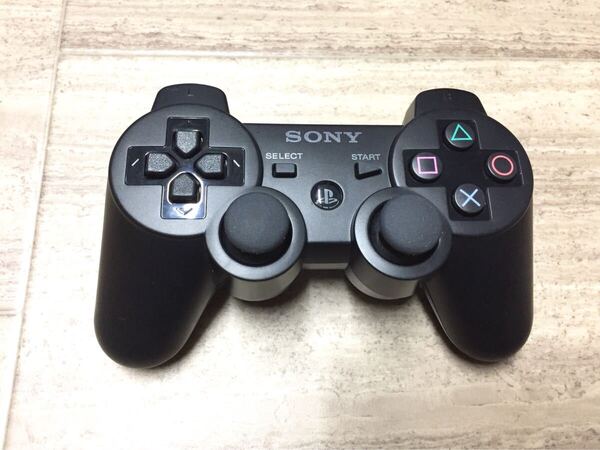 ★ほぼ未使用品即決★分解清掃済み★PS3 SONY純正品 コントローラー デュアルショック3 ブラック