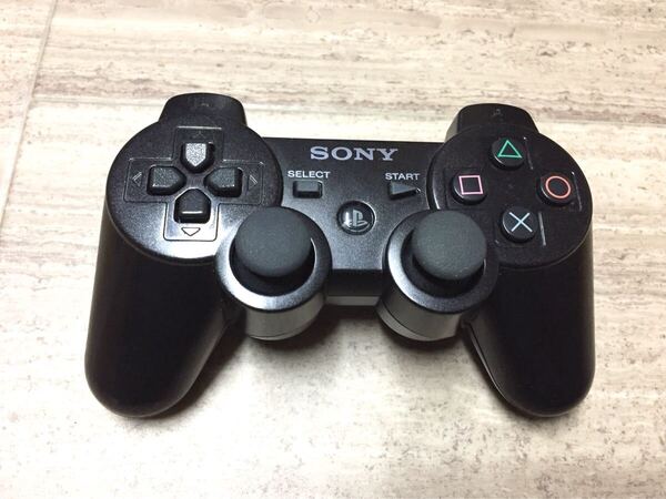 ★美品即決 限定FF13-2★分解清掃済み★PS3 SONY純正品 コントローラー デュアルショック3 ブラックラメ