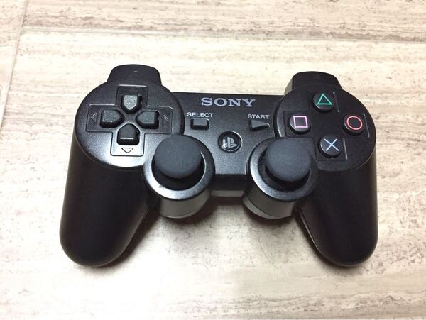 ★動作良品即決 限定FF13-2★分解清掃済み★PS3 SONY純正品 コントローラー デュアルショック3 ブラックラメ