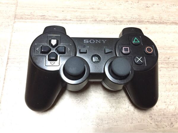 ★動作良品即決 限定FF13-2★分解清掃済み★PS3 SONY純正品 コントローラー デュアルショック3 ブラックラメ