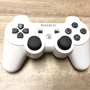 ★ほぼ未使用品即決★分解清掃済み★PS3 SONY純正品 コントローラー デュアルショック3 ホワイト