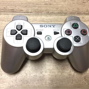 ★動作良品即決★分解清掃済み★PS3 SONY純正品 コントローラー デュアルショック3 シルバー