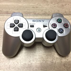 ★ほぼ未使用品即決★分解清掃済み★PS3 SONY純正品 コントローラー デュアルショック3 シルバー