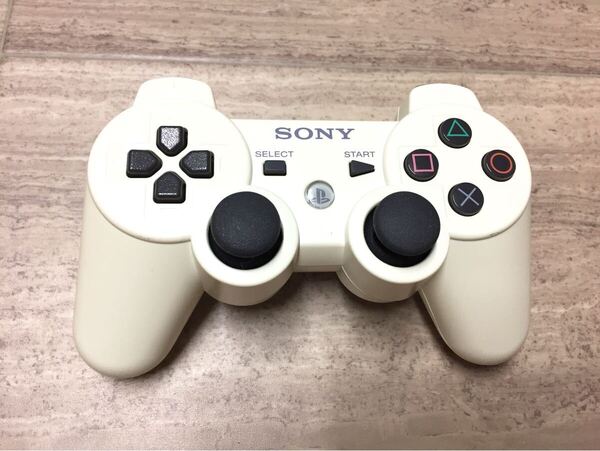 ★動作良品即決★分解清掃済み★PS3 SONY純正品 コントローラー デュアルショック3 ホワイト