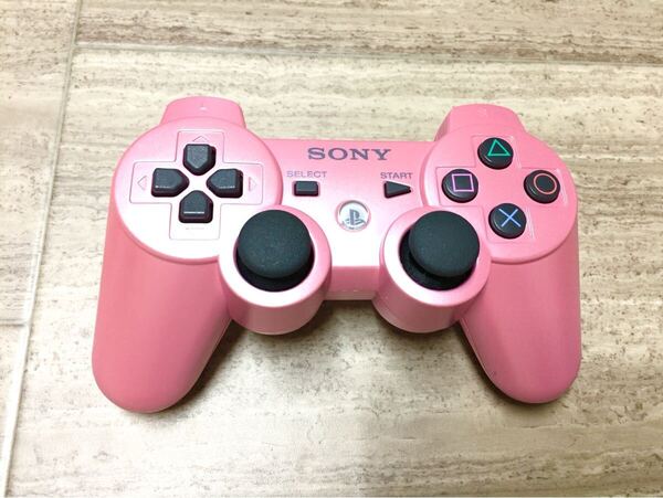 ★ほぼ未使用品即決★分解清掃済み★PS3 SONY純正品 コントローラー デュアルショック3 キャンディピンク