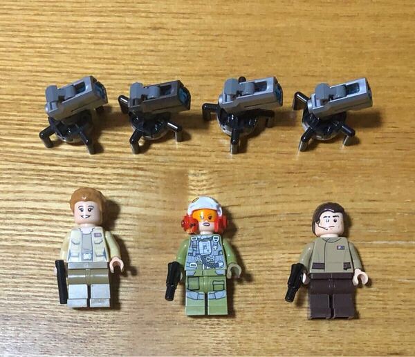 超特価!! LEGO STAR WARS レゴ スターウォーズ ミニフィグ ケイデル コー コニックス レジスタンス兵 Aウイング・パイロット ドロイド