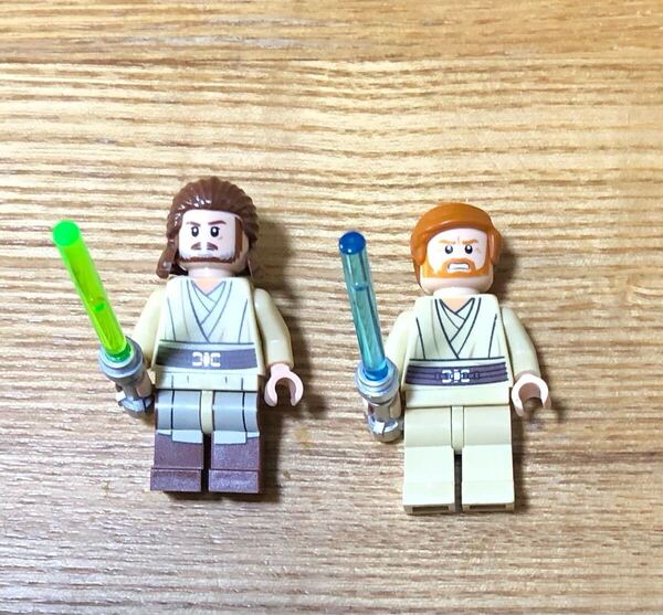 超特価!!美品!! レゴ スターウォーズ ミニフィグ クワイガン・ジン オビ=ワン・ケノービ