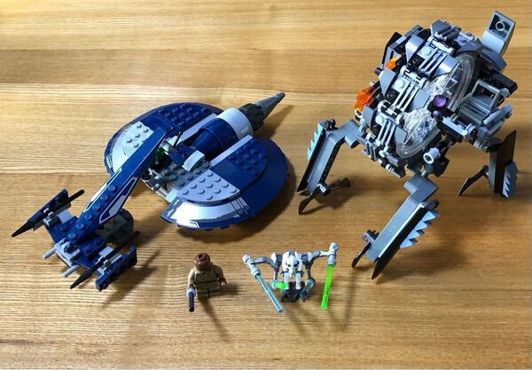 超特価!! 美品!! レゴ スターウォーズ 75199 グリーヴァス将軍 コンバットスピーダー メイス・ウィンドゥ ホイールバイク