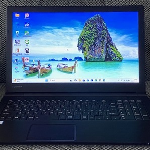 ①TOSHIBA dynabook B65/M 第8世代CPU Corei5-8250U @1.60GHz 増設20GB 高速大容量SSD512GB Windows11Pro テンキー 15.6薄型 office365