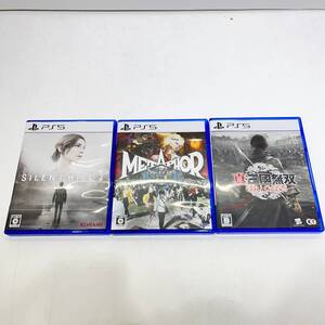 06w10354 7-1 ★1円~ PS5ソフト メタファー:リファンタジオ 真・三國無双オリジン サイレントヒル2【中古】