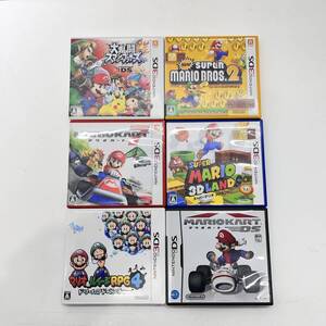 06w10512 ★1円~ Nintendo 3DSソフト スーパマリオシリーズ 6点まとめ【中古品】スーパマリオブラザーズ2/3DSランド/マリオカート